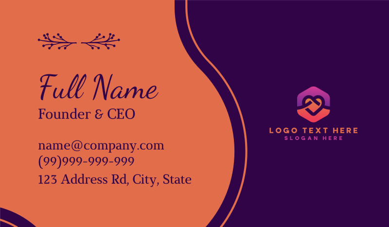 Elegant Curves Business Card