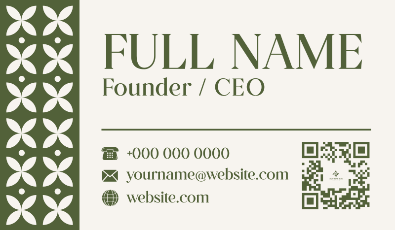 Elegant Corporate Business Card