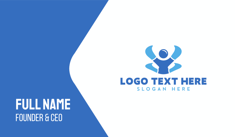 Colorful Human Business Card