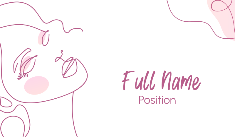 Be Beautiful Business Card