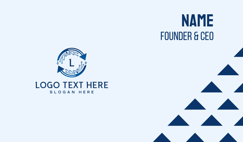 IT Startup Company Business Card