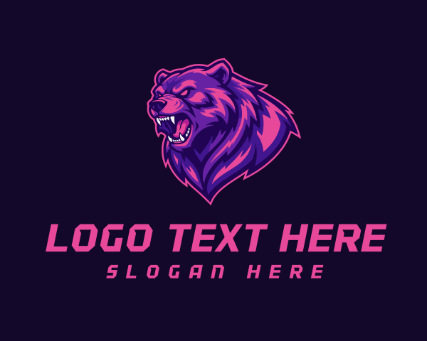 Fierce Gamer Bear