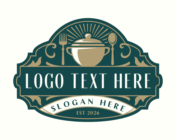 Elegant Culinary Emblem